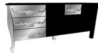 KARE 22611 Sideboard Janus Black (Sideboard Janus Black)