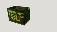 TUBORG beer crate wood