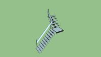 Escalier quart tournant gauche