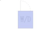 Stackable Washer and Dryer 2D