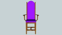 Purple Seated Throne