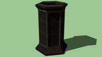 cast iron urn street trashcan Rook / Урна чугунная 'Ладья'