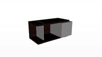 Natuzzi Kubika Left Side Table With Drawer 102X50H50 - T150