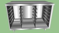Quest Pan storage cabinet