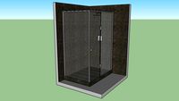 Filo, piatto doccia cladded 1050mm x 1550mm in Pietra D'Avola, finitura bamboo