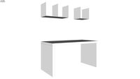 MINIMAL DESK+FREEBOX SHELFSbyZALF