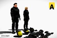 Sci-fi suit LC-1 modular pack