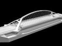 Printable Third Millennium bridge form Zaragoza 3D Model