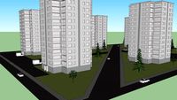 Quartier HLM (invention) à assembler avec d'autres modèles (partie 2)