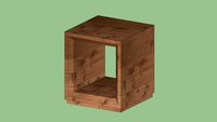 Crate & Barrel Sanders Cube