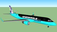 Embraer EMB-190 Aquarius Airlines Undertale Toriel Edition