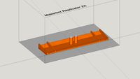 F1 frontwing for 1:10 rc model