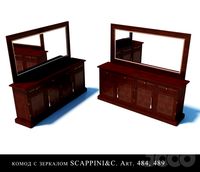 комод с зекралом SCAPPINI&amp;C ART 484, 489