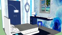 blue bedroom