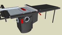 Sawstop Table Saw w/ Sliding Table and Extension Table