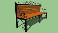 old style bench