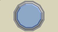 Dodecagon Window with 2 Cutting Planes