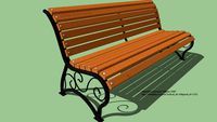 Bench Athina UNI / Скамейка уличная Афина УНИ