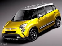 Fiat 500L Trekking 20143d model