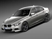 BMW 3-Series M-package Sedan 20163d model
