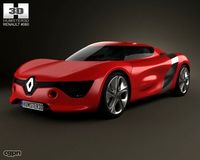 Renault DeZir with HQ interior 20123d model