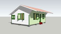 Suriname, Alliance, laborer dwelling