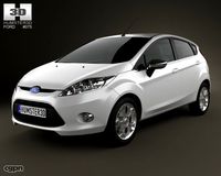 Ford Fiesta hatchback 5-door (EU) 20123d model