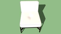 Strathwood Rhodes Sectional, Armless Chair