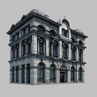 European building3d model