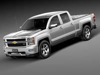 Chevrolet Silverado 1500 Double Cab 20153d model