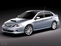 Subaru Impreza WRX STi sedan3d model