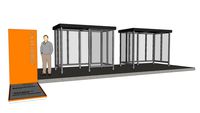 Transit Shelter (5x10 Flat Pan Roof)