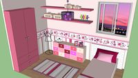 pink bedroom