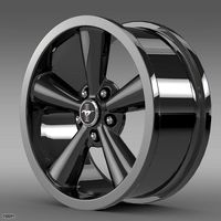 Ford Mustang Bullit 2008 rim3d model