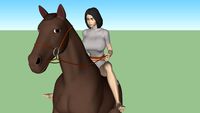 3D Riding Girl