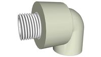 PPR Elbow 90 with metal male thread 20x1/2