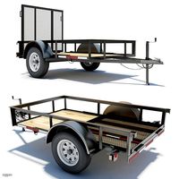 Utility Trailer 013d model