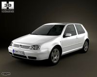 Volkswagen Golf IV 3door 20073d model