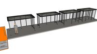Transit Shelter (6x12 Bubble Dome)