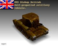 WW2 Bishop British artillery vehicle.3d model