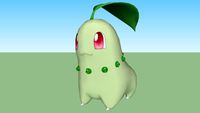 pokemon chikorita 3D