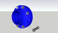 Flensverbinding 6inch 150pond