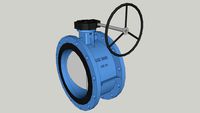 Double flange Butterfly valve
