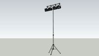T Stand Tripod 12ft, 4 par 56 lights