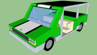 green golf cart