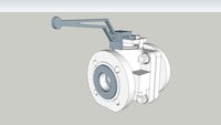 2' PTFE/PFA Lined Ball Valve 150# Atomac AKH2A