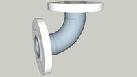 2' PTFE Lined 150# 90
