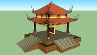 Đền thờ liệt sỹ-đền trái