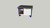 Casinha de cachorro estilo americano / Doghouse American style
