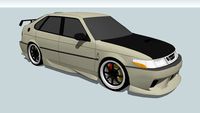 Saab 9-3 viggen custom bodykit
